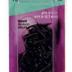 Hillman No. 11 X 1/2 in. W X 0.5 in. L Blue Steel Double Point Tack Staple 11 Ga. 1-1/2 oz
