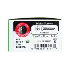 Hillman No. 12 X 2-1/2 in. L Phillips Pan Head Sheet Metal Screws 50 pk -Cheap HILLMAN Store 3935eee5 8e0a 479e a2c7 07ed1b487e61