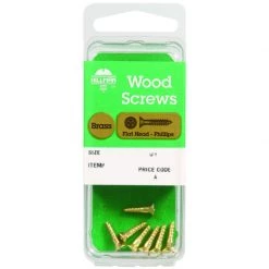 Hillman No. 4 X 3/4 in. L Phillips Wood Screws 10 pk