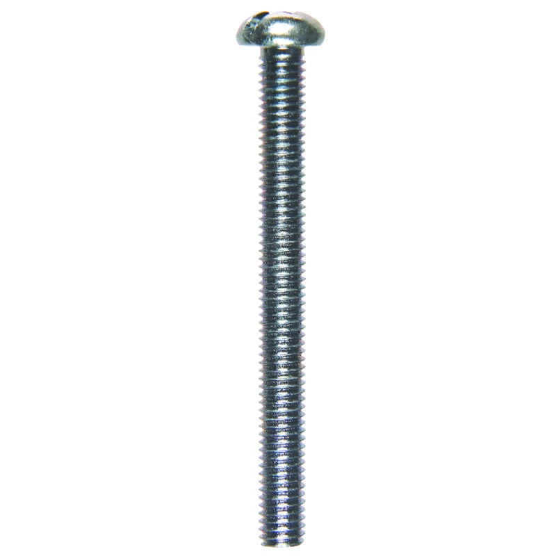Hillman No. 10-32 X 2 in. L Combination Round Head Zinc-Plated Steel Machine Screws 100 pk 2 Hillman No. 10-32 X 2 in. L Combination Round Head Zinc-Plated Steel Machine Screws 100 pk - Image 2