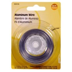 Hillman 50 ft. L Aluminum 18 Ga. Wire