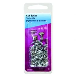 Hillman No. 12 X 11/16 in. L Galvanized Silver Steel Cut Tacks 1.75 pk