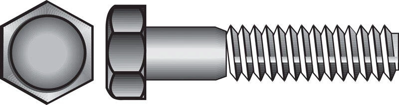 Hillman 7/16 in. D X 3 in. L Zinc Plated Steel Hex Bolt 50 pk 1 Hillman 7/16 in. D X 3 in. L Zinc Plated Steel Hex Bolt 50 pk