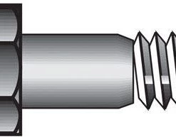 Hillman 9/16 in. D X 1-1/2 in. L Heat Treated Steel Hex Head Cap Screw 25 pk