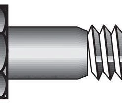 Hillman 3/8 in. D X 1 in. L Zinc Plated Steel Hex Bolt 100 pk