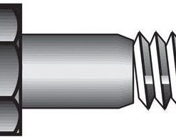 Hillman 7/16 in. D X 1-1/4 in. L Heat Treated Steel Hex Head Cap Screw 50 pk