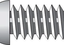 Hillman No. 1/4-20 X 4 in. L Combination Round Head Zinc-Plated Steel Machine Screws 100 pk