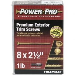 Hillman Power Pro No. 8 X 2-1/2 in. L Star Bronze Ceramic Trim Screws 1 lb 128 pk -Cheap HILLMAN Store 4980409a f002 4820 a0fe 2c3d6816a5a5