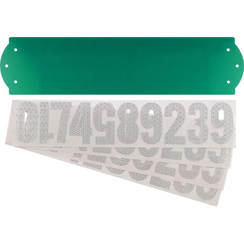 Hillman Gloss Green Die-Cast Zinc 911 Address Kit 1 Hillman Gloss Green Die-Cast Zinc 911 Address Kit