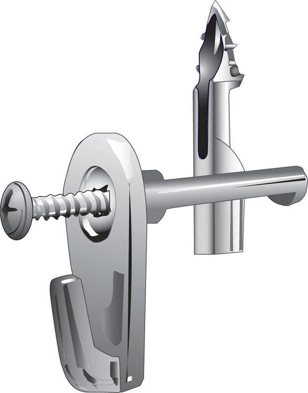 Hillman MegaHook Brass-Plated Gold Heavy Duty Picture Hook 100 lb 1 pk 1 Hillman MegaHook Brass-Plated Gold Heavy Duty Picture Hook 100 lb 1 pk