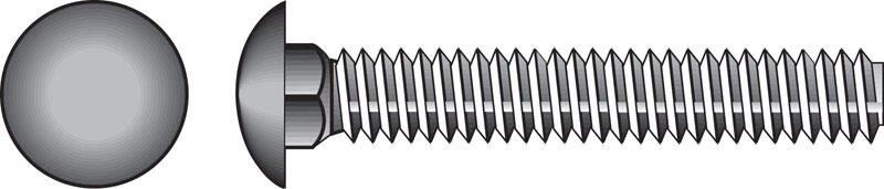 Hillman 1/2 in. X 3-1/2 in. L Hot Dipped Galvanized Steel Carriage Bolt 25 pk 1 Hillman 1/2 in. X 3-1/2 in. L Hot Dipped Galvanized Steel Carriage Bolt 25 pk