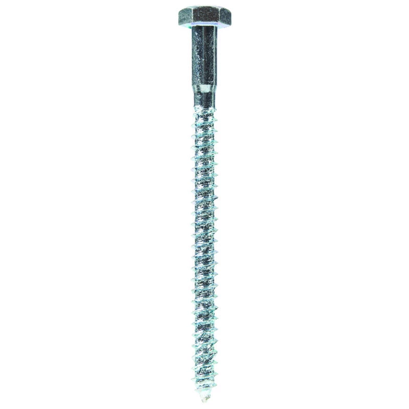 Hillman 1/4 in. X 3-1/2 in. L Hex Zinc-Plated Steel Lag Screw 100 pk 2 Hillman 1/4 in. X 3-1/2 in. L Hex Zinc-Plated Steel Lag Screw 100 pk - Image 2