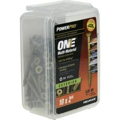 Hillman POWERPRO ONE No. 10 X 2 in. L Star Flat Head Multi-Material Screw 1 lb 95 pk -Cheap HILLMAN Store 4d4f8fc6 e44f 47f9 b338 bd0b40eab73d