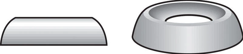 Hillman Stainless Steel .215 in. Countersunk Finish Washer 100 pk 1 Hillman Stainless Steel .215 in. Countersunk Finish Washer 100 pk