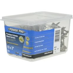 Hillman Power Pro No. 10 X 3 in. L Star Flat Head Exterior Deck Screws 5 lb 10 Hillman Power Pro No. 10 X 3 in. L Star Flat Head Exterior Deck Screws 5 lb -Cheap HILLMAN Store 4f19b0ec ae85 44f9 8674 e20d17ffe8d9
