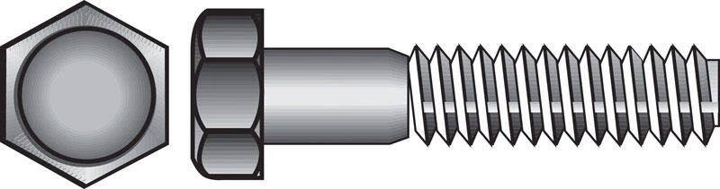 Hillman 5/16 in. D X 3/4 in. L Zinc Plated Steel Hex Bolt 100 pk 1 Hillman 5/16 in. D X 3/4 in. L Zinc Plated Steel Hex Bolt 100 pk