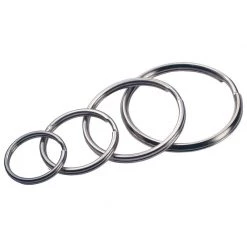 Hillman Tempered Steel Assorted Split Rings/Cable Rings Key Ring