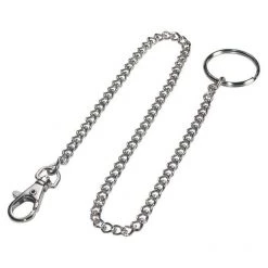 Hillman Metal Silver Belt Hooks/Pocket Chains Key Chain