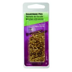 Hillman 18 Ga. X 5/8 in. L Brass Escutcheon Pins 1 pk 2 oz