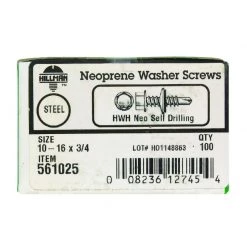 Hillman No. 10 X 3/4 in. L Hex Hex Washer Head Self- Drilling Screws 100 pk -Cheap HILLMAN Store 54553f38 de32 4664 bb47 c42c522477bd