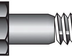 Hillman 7/16 in. D X 2-1/2 in. L Heat Treated Steel Hex Head Cap Screw 50 pk