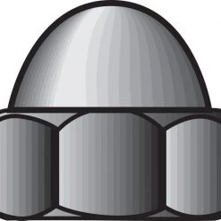 Hillman 3/8 in. Stainless Steel SAE Acorn Nut 50 pk