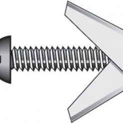 Hillman 1/4 in. D X 4 in. L Round Steel Toggle Bolt 5 pk