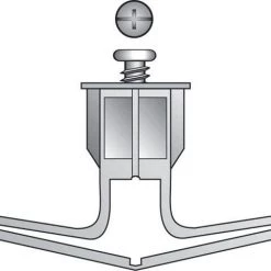 Hillman 3/8 in. D X 3/8 in. Medium in. L Zinc Pan Head Pop-Toggle Anchors 2 pk