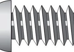 Hillman No. 1/4-20 X 1 in. L Combination Round Head Zinc-Plated Steel Machine Screws 100 pk