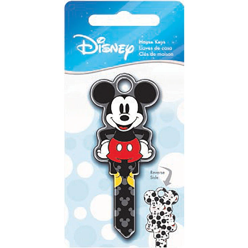 Hillman Disney Mickey Mouse House/Padlock Universal Key Blank Double 2 Hillman Disney Mickey Mouse House/Padlock Universal Key Blank Double - Image 2
