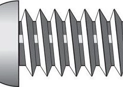 Hillman No. 10-24 X 2 in. L Combination Round Head Zinc-Plated Steel Machine Screws 100 pk