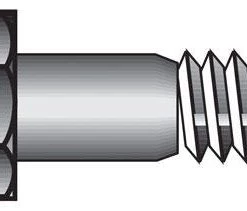Hillman 5/8 in. D X 10 in. L Zinc Plated Steel Hex Bolt 25 pk