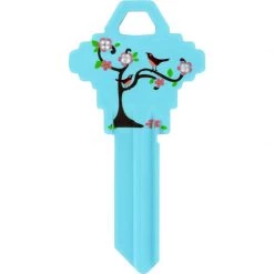 Hillman DIVA Tree & Birds House/Office Universal Key Blank Single