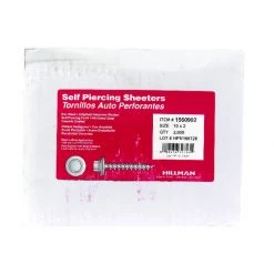 Hillman No. 10 X 2 in. L Slotted Hex Washer Head Self-Piercing Screws 2000 pk