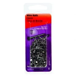 Hillman 18 Ga. X 5/8 in. L Bright Steel Wire Nails 1 pk 2 oz