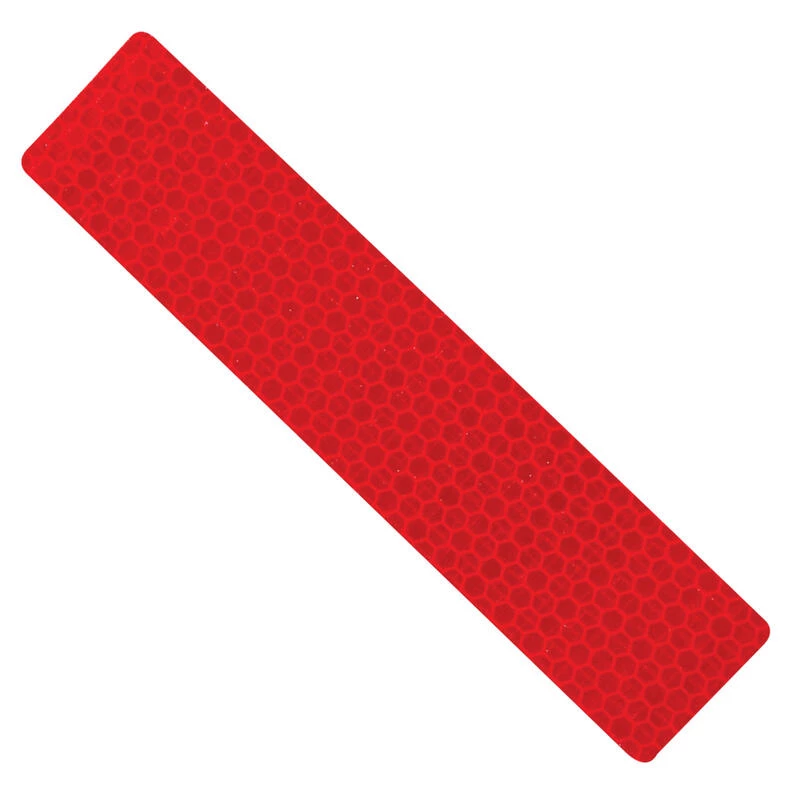 Hillman 1.3 in. W X 6 in. L Red Reflective Safety Tape 1 pk 1 Hillman 1.3 in. W X 6 in. L Red Reflective Safety Tape 1 pk