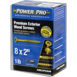 Hillman Power Pro No. 8 X 2 in. L Star Flat Head Premium Deck Screws 1 lb 153 pk 7 Hillman Power Pro No. 8 X 2 in. L Star Flat Head Premium Deck Screws 1 lb 153 pk -Cheap HILLMAN Store 64d659e6 617b 4fb2 b83c 24a68afe9054