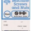 Hillman No. 10-24 X 1/2 in. L Slotted Round Head Zinc-Plated Steel Machine Screws 10 pk