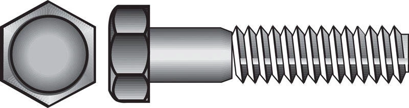 Hillman 5/8 in. D X 6 in. L Zinc Plated Steel Hex Bolt 25 pk 1 Hillman 5/8 in. D X 6 in. L Zinc Plated Steel Hex Bolt 25 pk