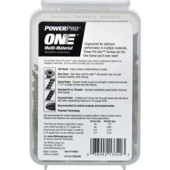 Hillman POWERPRO ONE No. 8 X 1-1/4 in. L Star Flat Head Multi-Material Screw 1 lb 194 pk -Cheap HILLMAN Store 67a0434c 23e5 4133 ad99 0cf3158429b7