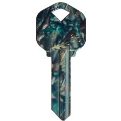 Hillman Wackey Green Camo House/Office Universal Key Blank Single