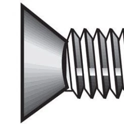 Hillman No. 1/4-20 X 1 in. L Phillips Flat Head Stainless Steel Machine Screws 100 pk