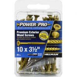 Hillman Power Pro No. 10 X 3-1/2 in. L Star Flat Head Premium Deck Screws 25 pk -Cheap HILLMAN Store 6c89effa 8e77 4ed2 99eb abfaf826dc64
