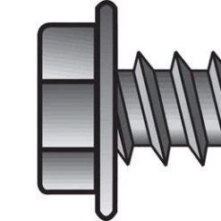 Hillman No. 8 X 1-1/2 in. L Phillips Hex Washer Head Sheet Metal Screws 100 pk