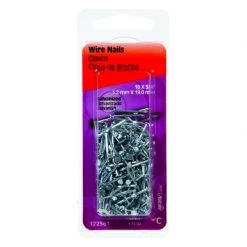 Hillman 3/4 in. Wire Galvanized Steel Nail Flat Head
