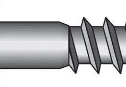 Hillman 1/4 in. X 5 in. L Hex Stainless Steel Lag Screw 10 pk