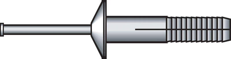 Hillman 1/4 in. D X 3/4 in. L Nylon Truss Head Truss Head Anchor 100 pk 1 Hillman 1/4 in. D X 3/4 in. L Nylon Truss Head Truss Head Anchor 100 pk