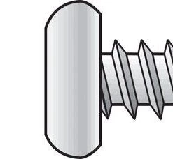 Hillman No. 8 X 3 in. L Phillips Pan Head Sheet Metal Screws 50 pk