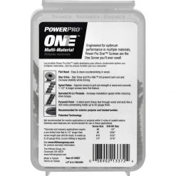 Hillman POWERPRO ONE 1/4 in. X 2-1/4 in. L Star Flat Head Multi-Material Screw 1 lb 46 pk -Cheap HILLMAN Store 73f53df8 bb26 49bd 8a20 3569fefdde4c