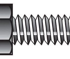 Hillman 1/2 in. D X 4 in. L Zinc Plated Steel Hex Tap Bolt 25 pk